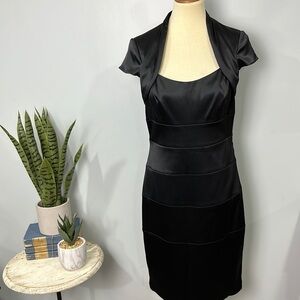Sangria paneled collared dress